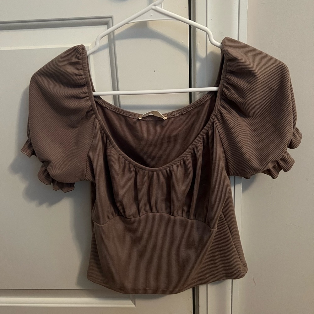 Altar’d State Brown Cropped Top